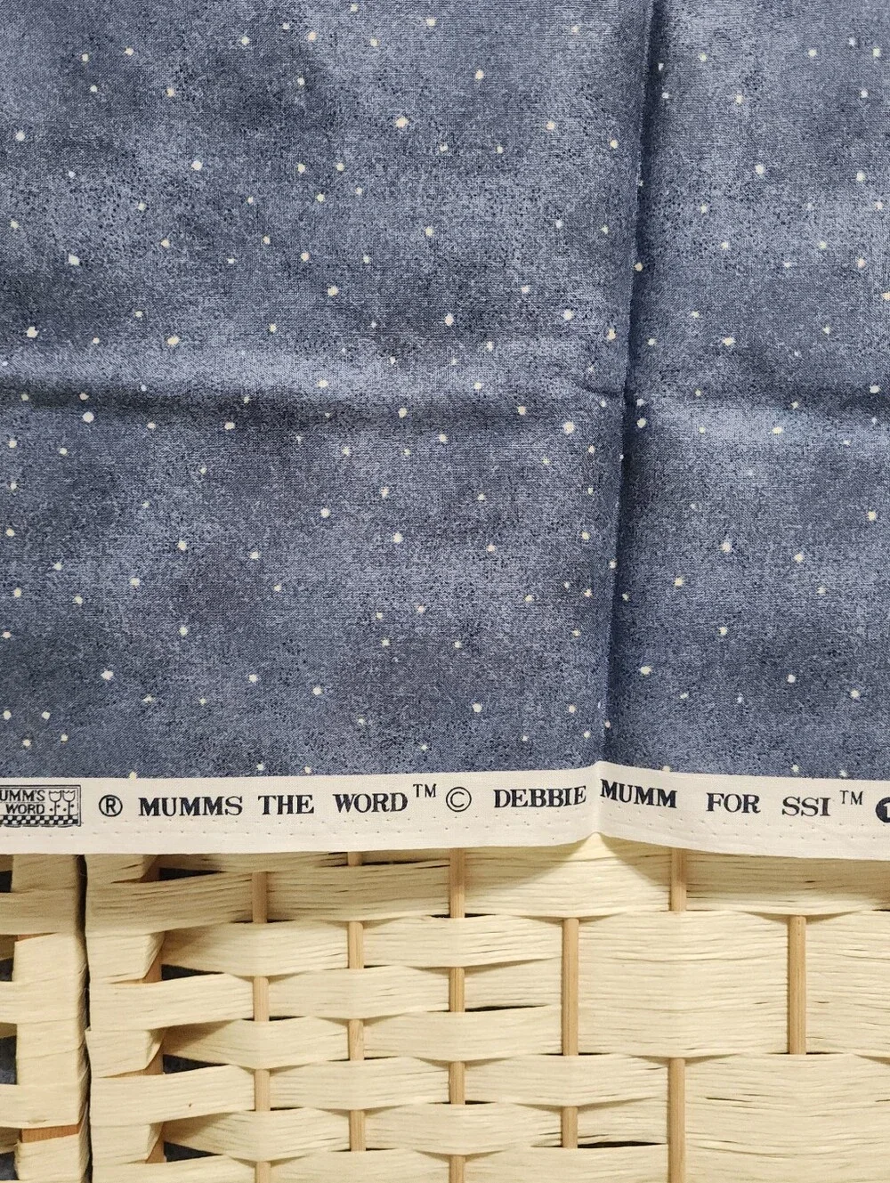 Mumms The Word Debbie Mumm For SSI Fabric Vintage 1 Yd